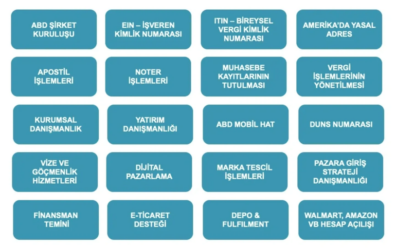 Amerikada Şirket Kurulumu Hizmetlerimiz