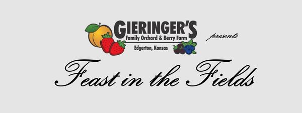 Logo for Gieringer's Family Orchard &amp; Berry Farm's Feast in the Fields event.