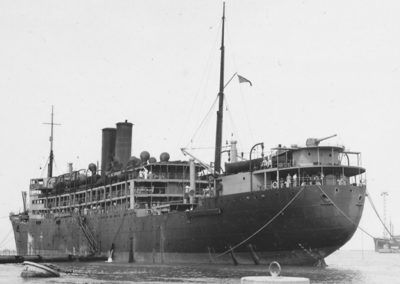 SS TILAWA
TILAWA 1942
HMS Birmingham 
Japanese submarine I-29 Torpedo 
Silver Bars 2391
Cargo