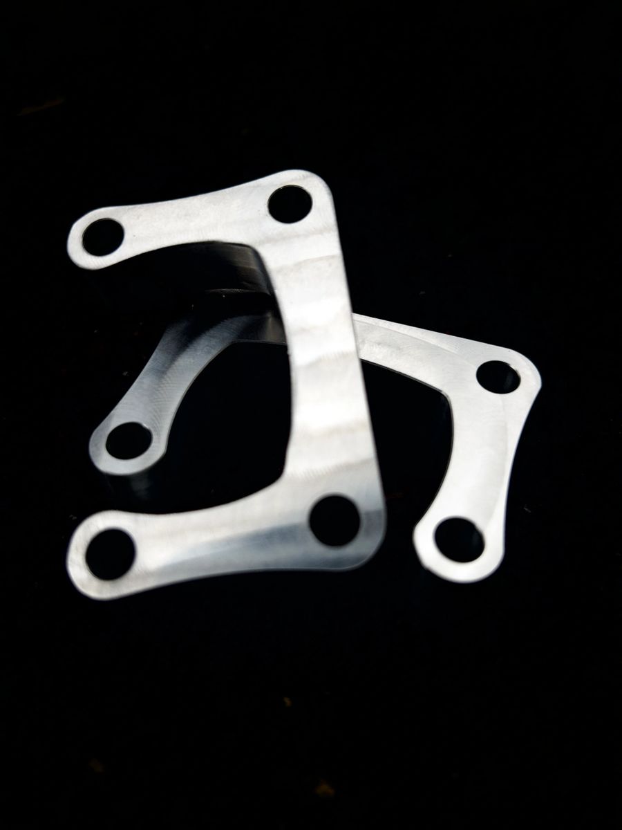 6061T6 Aluminum 14mm Direct Mount Stem Spacers W/ Hardware (SET OF 2