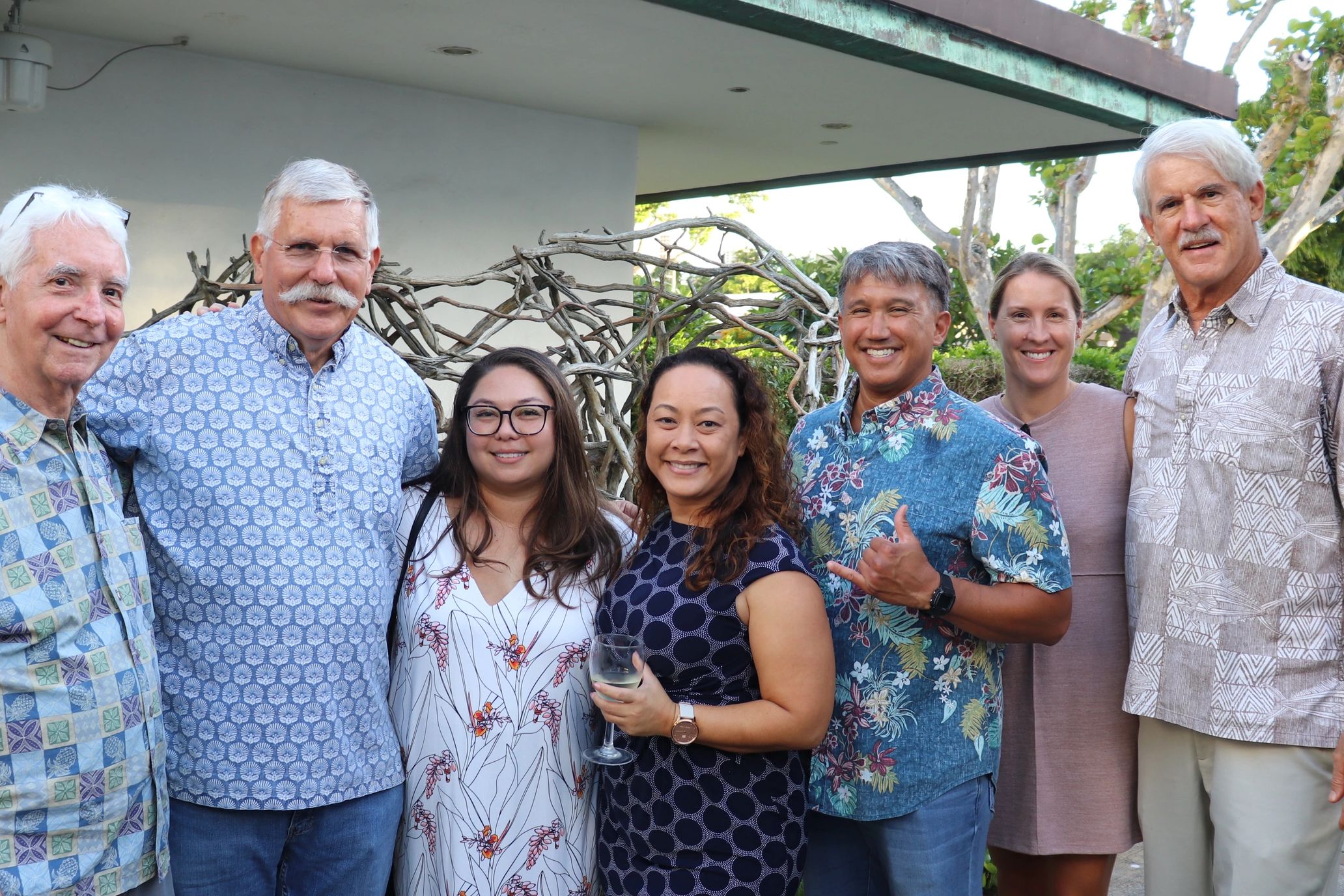 Group of Hawaii State Bar Association members at event