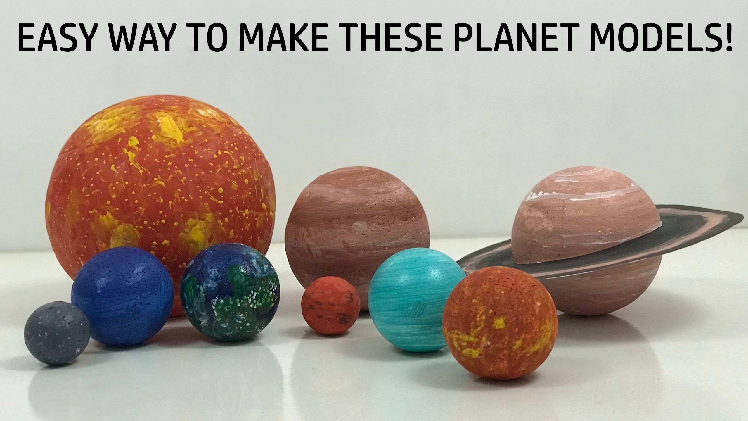 making solar system model