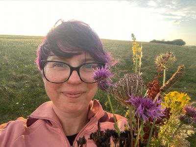 Joanna McEwen  - Collecting flowers for Lammas