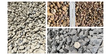 Screened limestone, pea gravel, or river rock are all good options for placement in and around beds.