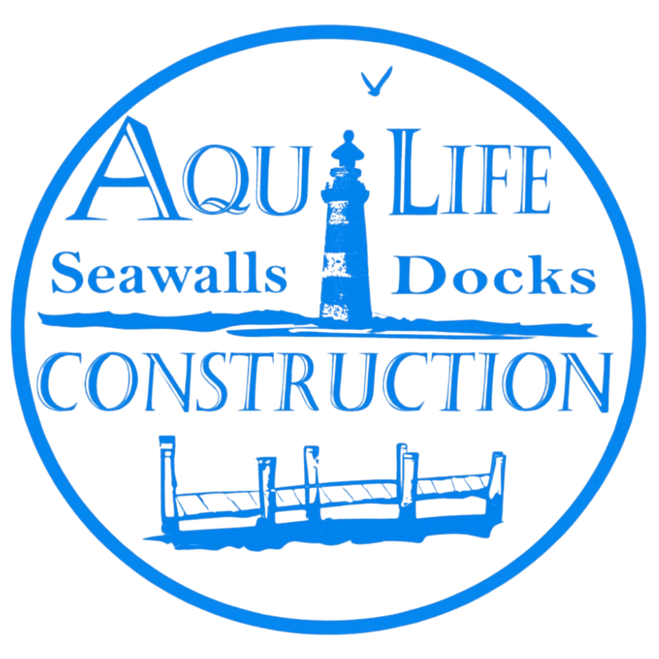 AquaLife Construction Logo Blue