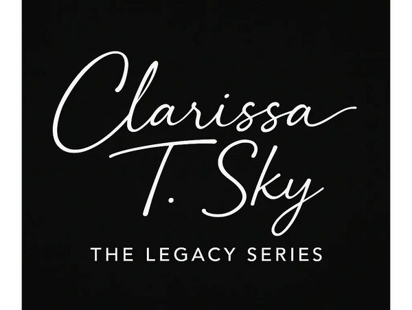 Clarissa T. Sky logo with The Legacy Series text on black.