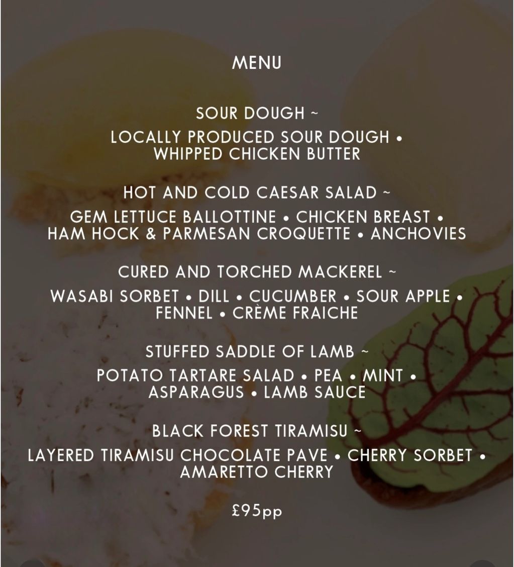 Sauce Supper Club – Thyme Kitchen Pop-Up Menu