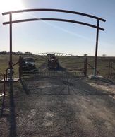 Custom entry way with automatic gate opener