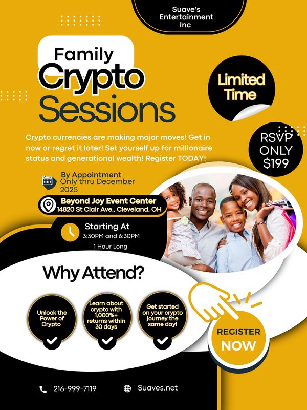 Flyer for crypto meeting 