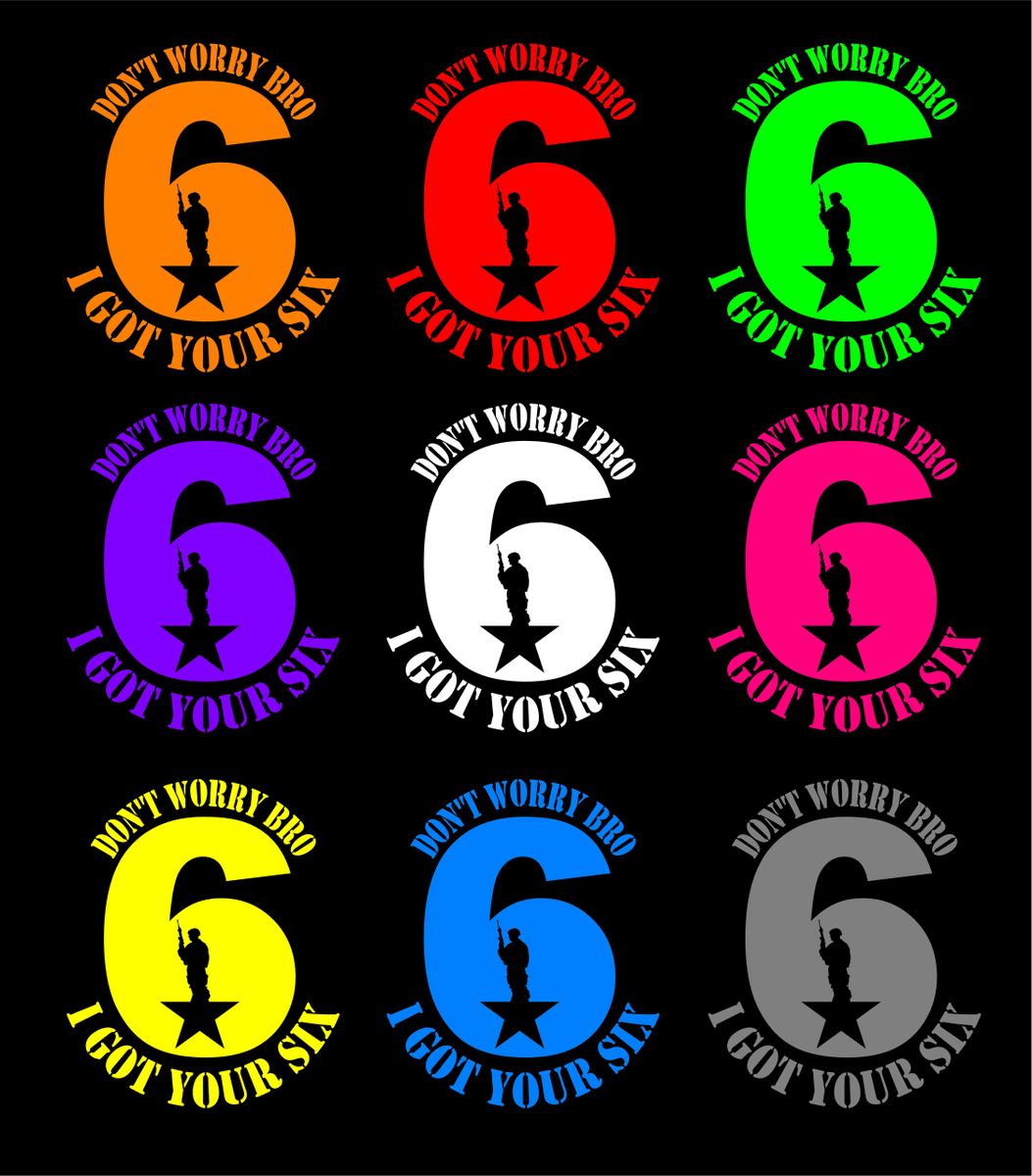 I GOT YOUR SIX sticker