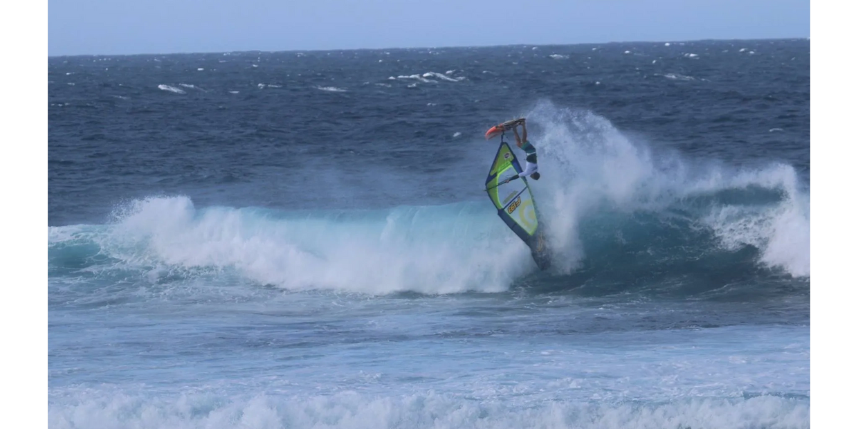 Photo of windsurfer.