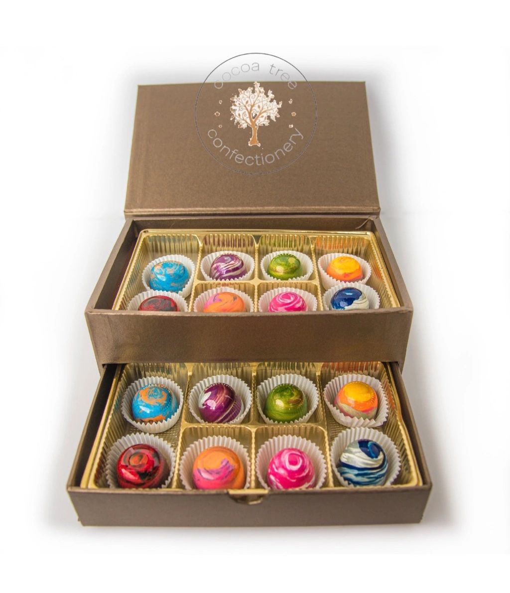 Cocoa tree confectionery chocolate specialty food truffle
