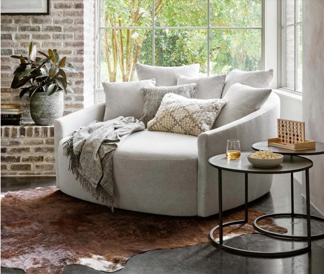 rounded sofa, rounded chair, 2022 design trends, home decor, interior design rounded sofa, rounded chair, 2022 design trends, home decor, interior design