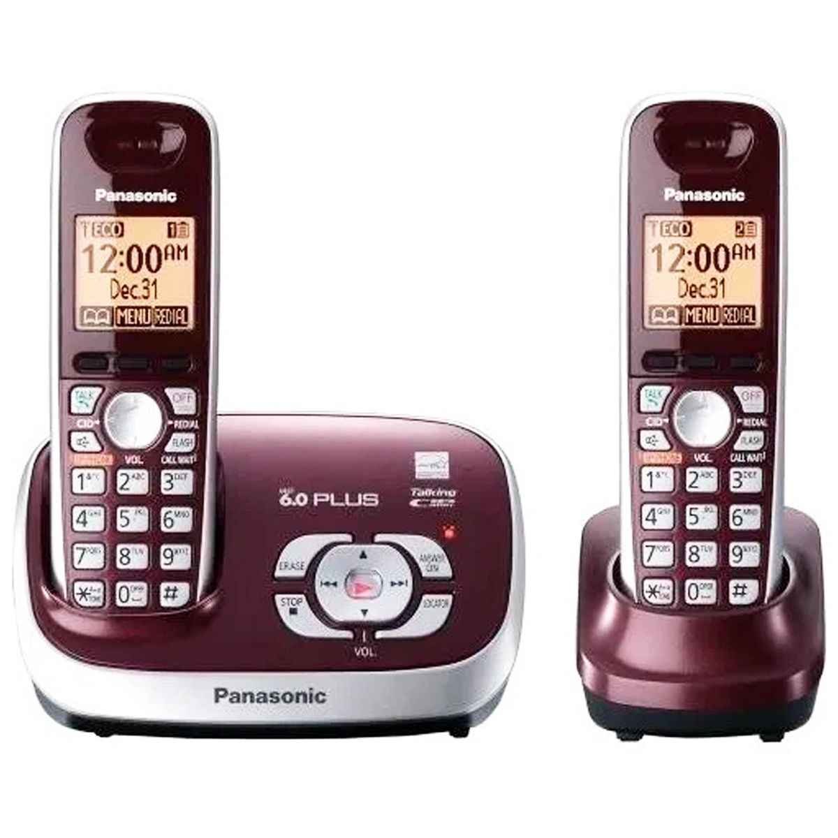  Panasonic Teléfono inalámbrico adicional para usar con sistemas  telefónicos inalámbricos de la serie KX-TGD86x - KX-TGDA86W (blanco) :  Productos de Oficina