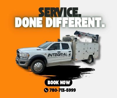 INTEGRAL MAINTENANCE SYSTEMS SERVICE TRUCK FORT MCMURRAY ALBERTA CANADA