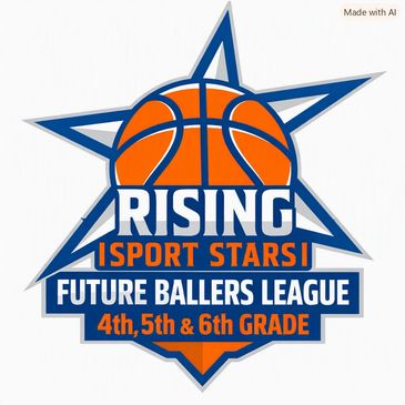 Logo for Rising Sport Stars Future Ballers League.