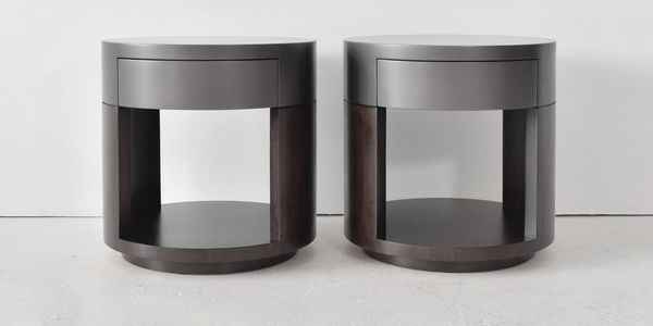 custom modern round nightstands