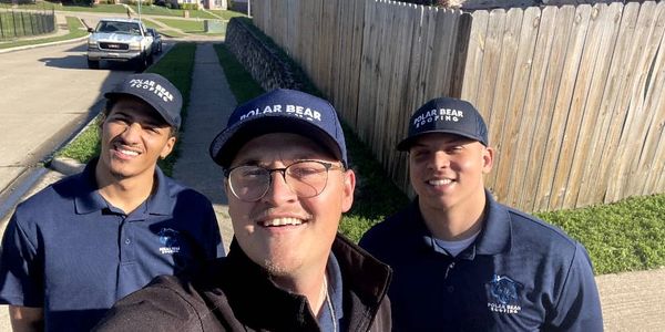 Polar bear roof repair service staff