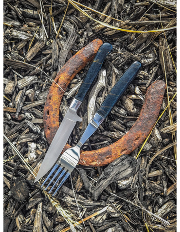 Crafted with Blue Tiger's Eye