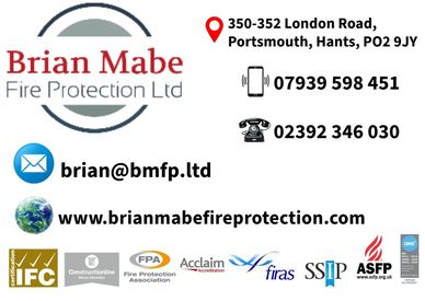 Contact information for Brian Mabe Fire Protection Ltd