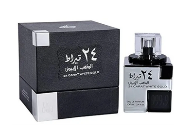 Lattafa 24 Carat White Gold