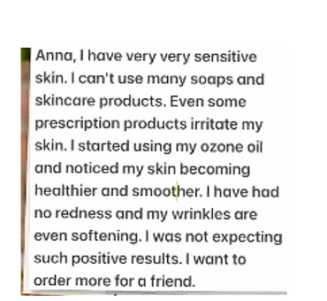 Ozone Oil is safe and natural alternative to prescription medications for the skin.