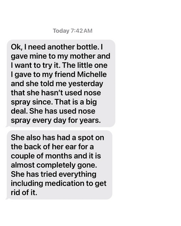 Ozone is provides natural protection against pathogens when swabbed into the nose every 4 hrs.