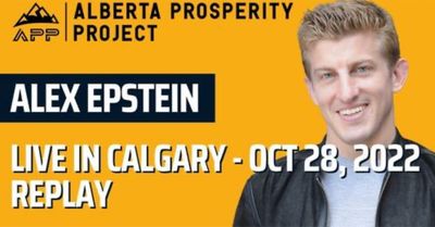 Alex Epstein Live in Calgary - Oct 28, 20222 Replay
