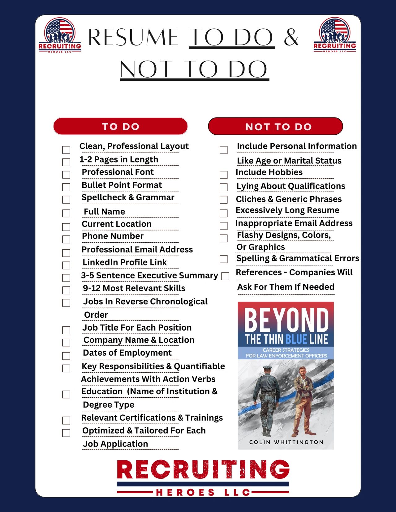 Crafting a Resume for the Civilian World