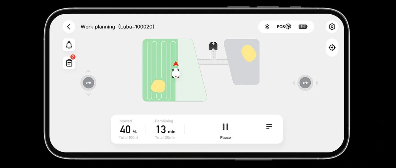 Luba Mammotion App Controls the Luba AWD 5000 Mower