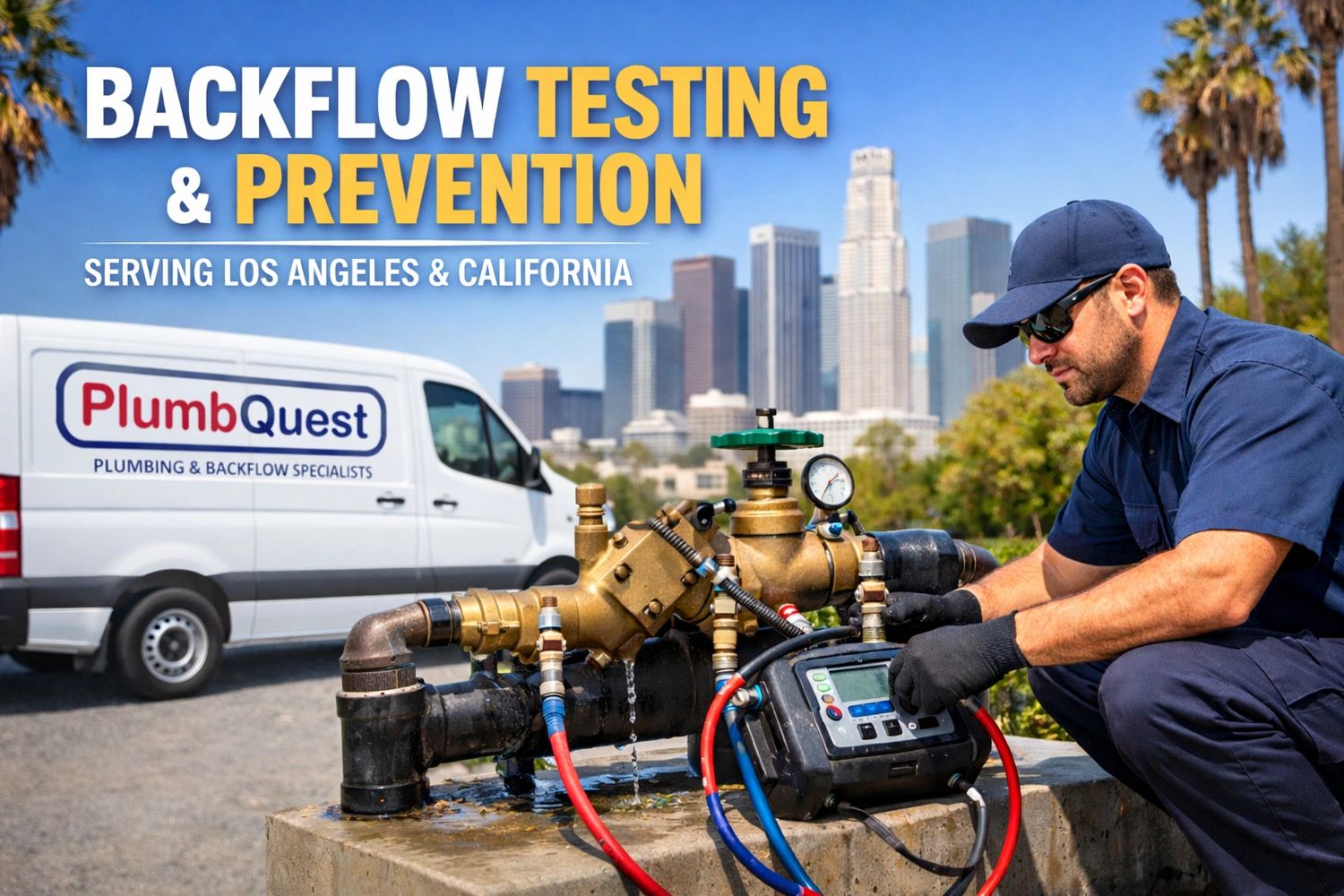 Certified backflow device inspection California