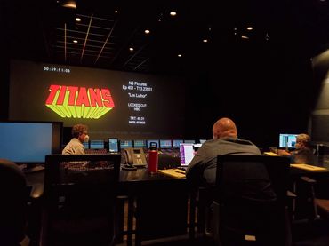 Sitting on the mix stage for TITANS Season 4, episode 401.  2022.
