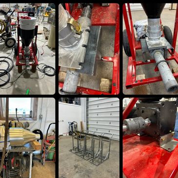 Manufacturing custom carts, aluminum welding