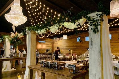 A quinceañera venue being decorated in Tupelo, MS.
