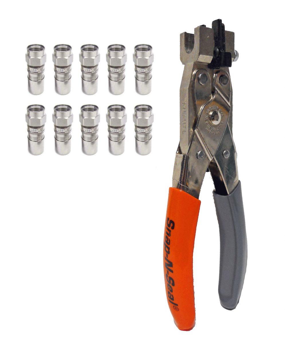 Thomas and Betts Compression Connector Tool + 10 Corning Gilbert