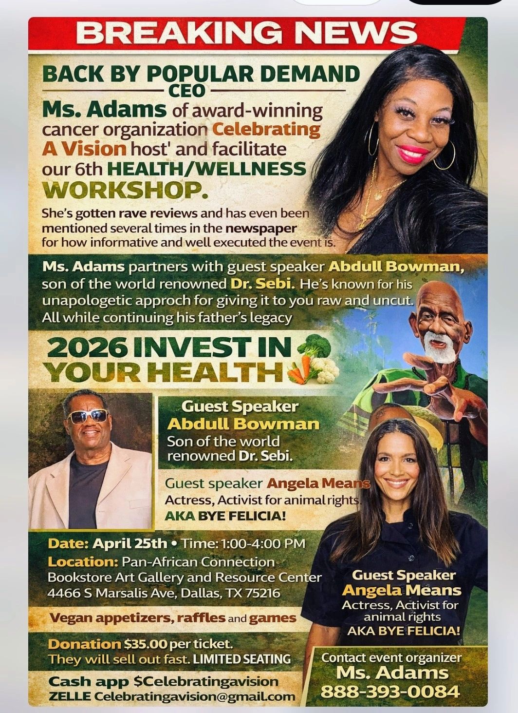 You do not  want too miss this event