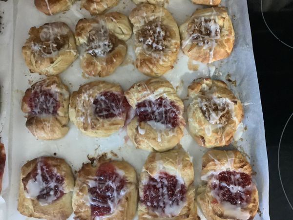 Fruit danishes 