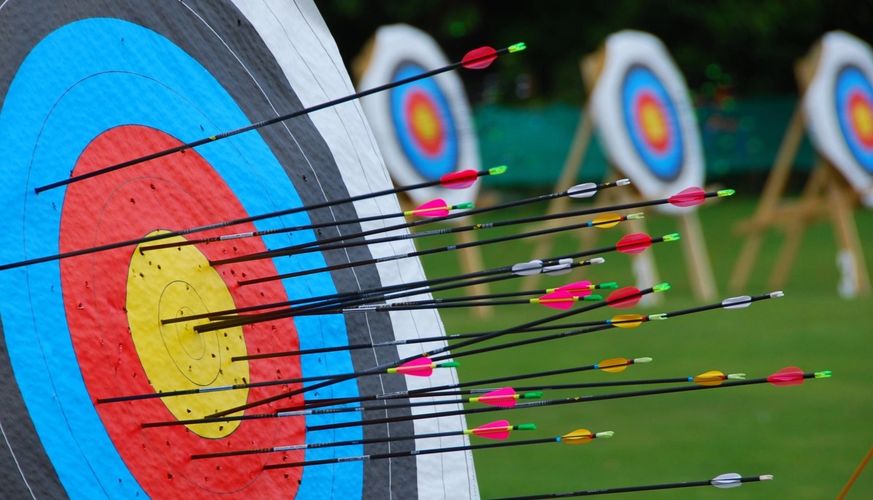 Picture of archery targets