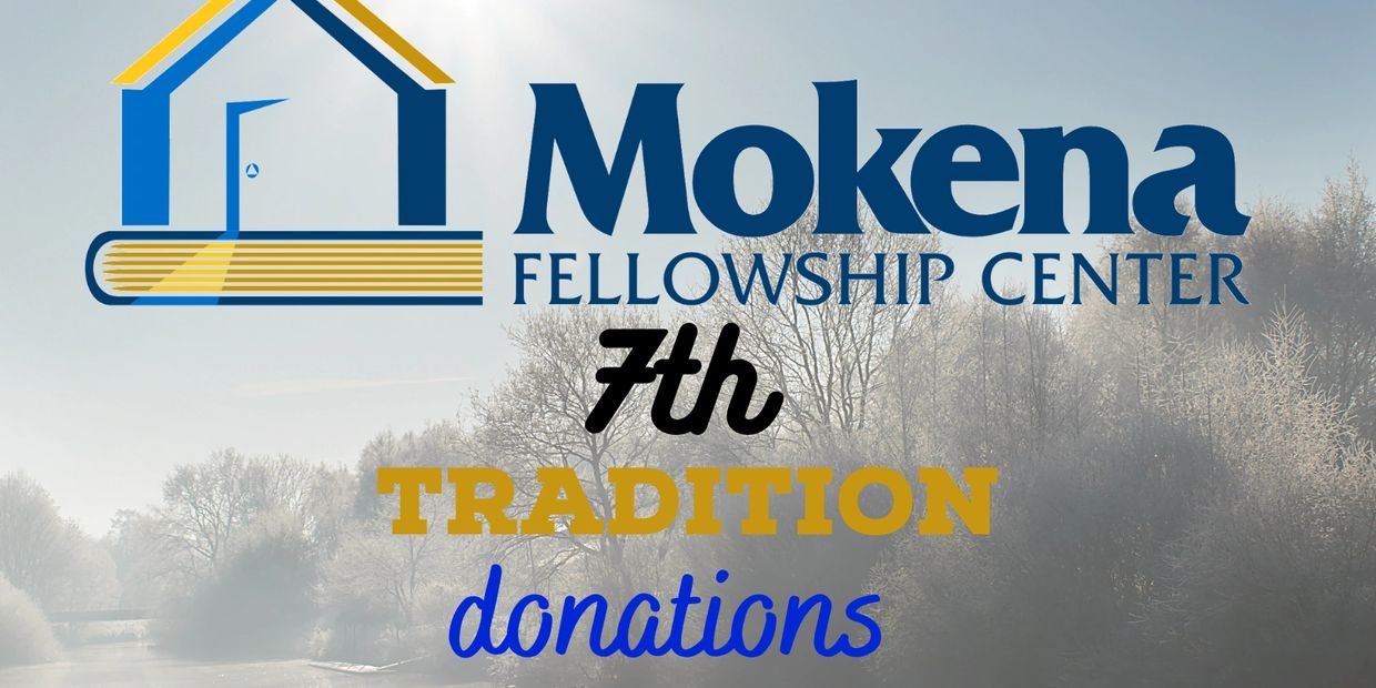 Mokena Fellowship Center 7th tradition donations logo.