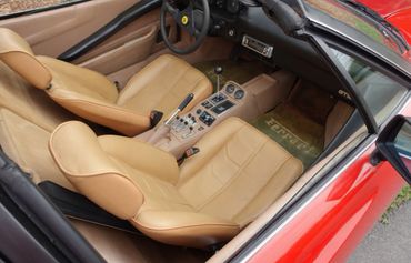 A "dog-leg" gated manual transmission found in classic exotic cars.