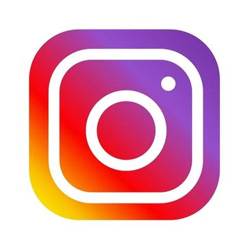instagram logo in bright rainbow colors gradient