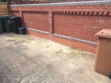 A Nice Clean Area, After Mattresses And Household Waste Has Been Removed.