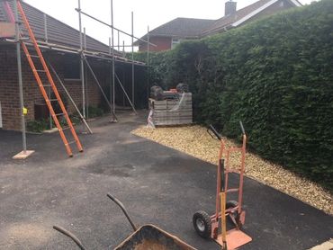 Clean Driveway All Roofing Waste Cleared.