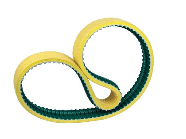 PU timing belt with needled kevlar bacaking / cover. common in aluminum extrusion 