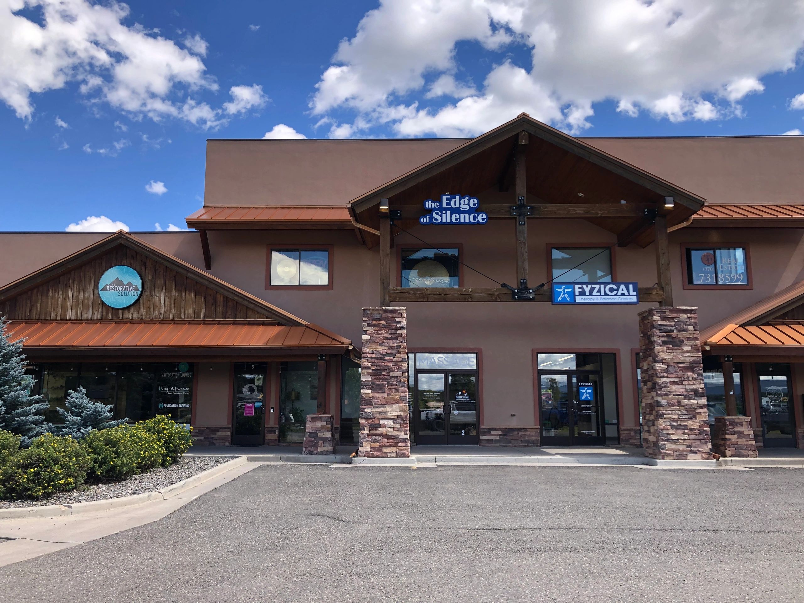 Confluence Healing in the Alleviation office space in Pagosa Springs.