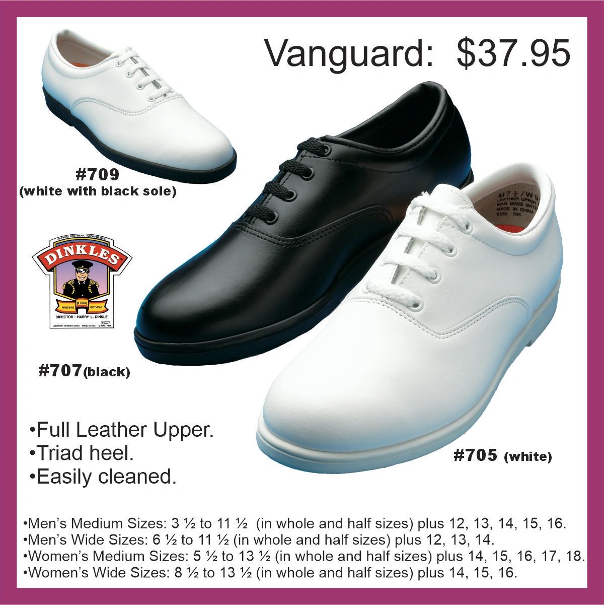 Ortho Feet Shoes For Men Dinkles Vanguardu2122 Marching Shoe