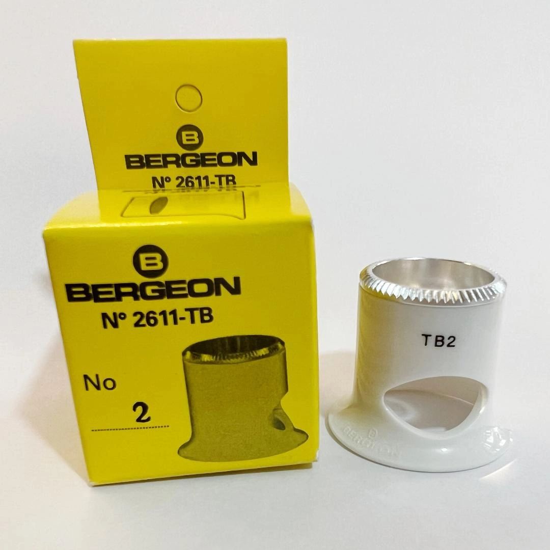 Bergeon 2611-TN Jewelers Eye Loupe Magnifier with Opening