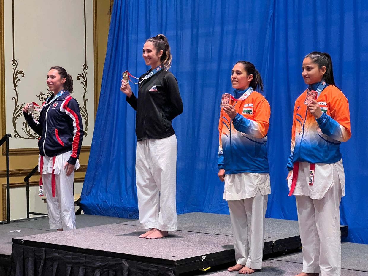 Shannon was in Las Vegas this weekend where she competed at the prestigious USA Karate Open. Shannon
