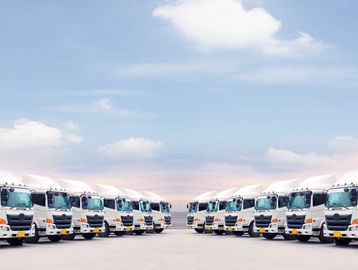 FLEET OF TRUCKS