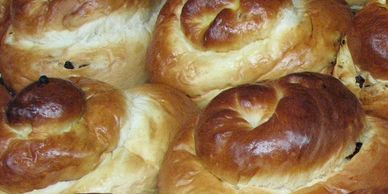 sandwich size traditional jewish challah egg bread